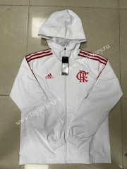 2021-2022 Flamengo White Trench Coats With Hat-815