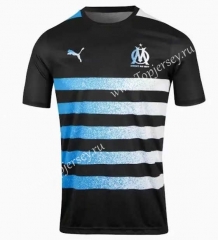 2021-2022 Olympique de Marseille Black&Blue Thailand Training Shirt-305
