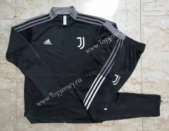 2021-2022 Juventus Black Thailand Soccer Jacket Uniform-815