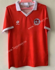 Retro Version 1995 Switzerland Home Red Thailand Soccer Jersey AAA-9171