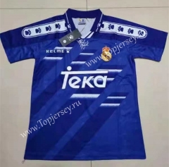 Retro Version 94-96 Real Madrid Away Blue Thailand Soccer Jersey AAA-DD3