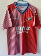 Retro Version 1988 Aston Villa Away Red Thailand Soccer Jersey AAA-AY