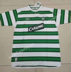 Retro Version Celtic Home White&Green Thailand Soccer Jersey AAA-DD3