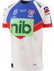 2021-2022 Knight Away White&Blue Thailand Rugby Shirt