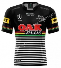 2021-2022 Panthers Black Thailand Rugby Jersey