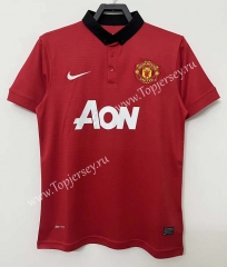 Retro Version 13-14 Manchester United Home Red Thailand Soccer Jersey AAA-811