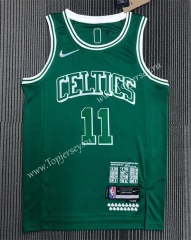 2021-2022 City Edition Boston Celtics Green #11 NBA Jersey-311