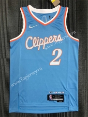 2021-2022 City Edition Los Angeles Clippers Blue #2 NBA Jersey-311