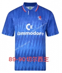 Retro Version 89-90 Chelsea Home Blue Thailand Soccer Jersey AAA-512