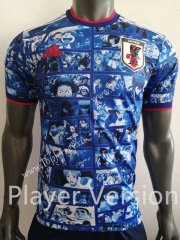 Player Version 2021-2022 Special Version Japan Home Blue Thailand Soccer Jersey AAA-518