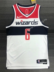 75th Anniversary Washington Wizards White #6 NBA Jersey-311