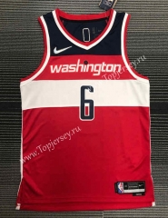 75th Anniversary Washington Wizards Red #6 NBA Jersey-311