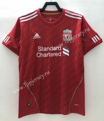 Retro Version 2010 Liverpool Home Red Thailand Soccer Jersey AAA-811