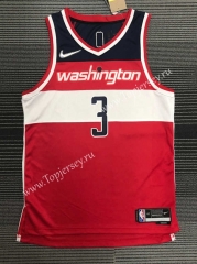 75th Anniversary Washington Wizards Red #3 NBA Jersey-311