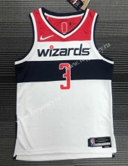 75th Anniversary Washington Wizards White #3 NBA Jersey-311