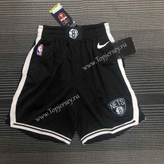 2021-2022 Brooklyn Nets Black NBA Shorts-CS