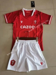 2022 Wales Red Kid/Youth Rugby Uniform