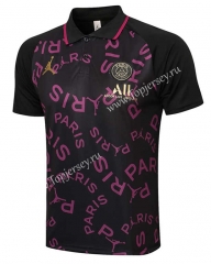 2021-2022 Jordan Paris SG Black Thailand Polo Shirt-815