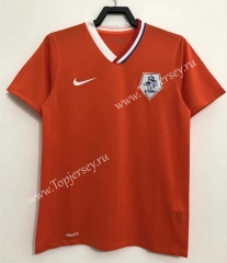 Retro Version 2008 Netherlands Home Orange Thailand Soccer Jersey AAA-811