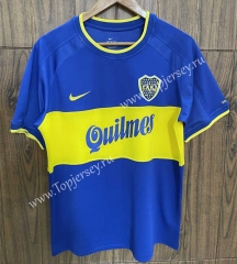 Retro Version 1999 Boca Juniors Home Blue Thailand Soccer Jersey AAA-SL