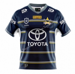 2022 NRL Cowboy Home Blue Thailand Rugby Jersey