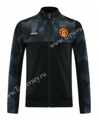 Christmas Version 2021-2022 Manchester United Black Thailand Soccer Jacket-LH