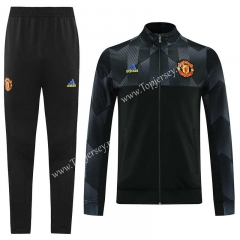Christmas Version 2021-2022 Manchester United Black Thailand Soccer Jacket Uniform-LH