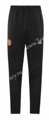 2021-2022 Manchester United Black Thailand Soccer Jacket Long Pants-LH