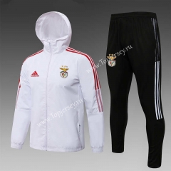 2021-2022 Benfica White Trench Coats Uniform With Hat-815