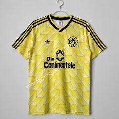 Retro Version 1998 Borussia Dortmund Home Yellow Thailand Soccer Jersey AAA-C1046