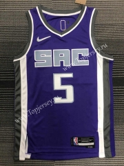 2021-2022 Sacramento Kings Purple #5 NBA Jersey-311