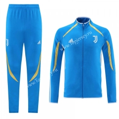 2021-2022 Commemorative Edition Juventus Blue Thailand Soccer Jacket Uniform-LH