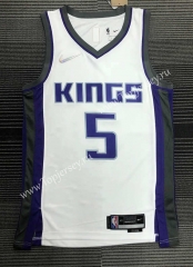 2021-2022 Sacramento Kings White #5 NBA Jersey-311