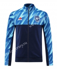 2021-2022 Christmas Version Arsenal Blue&Black Thailand Soccer Jacket-LH