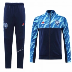 2021-2022 Christmas Version Arsenal Blue&Black Thailand Soccer Jacket Uniform-LH