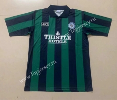 Retro Version 94-95 Leeds United Away Blue&Green Thailand Soccer Jersey AAA-512