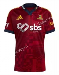 2022 Highlanders Away Red Thailand Rugby Jersey