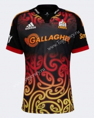 2022 Chiefs Home Red&Black Thailand Rugby Jersey