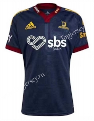 2022 Highlanders Home Blue Thailand Rugby Jersey