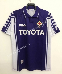 Retro Version 99-00 Fiorentina Home Purple Thailand Soccer Jersey AAA-811