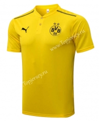 2021-2022 Borussia Dortmund Yellow Thailand Polo Shirt-815