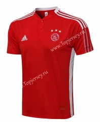2021-2022 Ajax Red Thailand Polo Shirt-815
