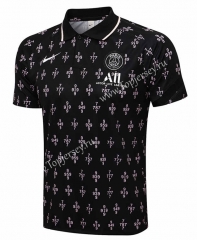 2021-2022 Paris SG Black Thailand Polo Shirt-815