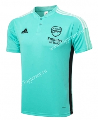 2021-2022 Arsenal Green Thailand Soccer Polo Shirt-815