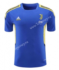 2021-2022 Juventus Camouflage Blue Thailand Training Jersey-418