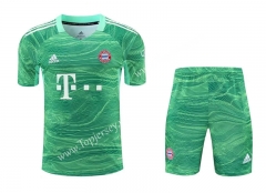 2021-2022 Bayern München Goalkeeper Green Thailand Soccer Jersey Uniform-418