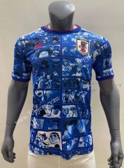 Anime Version 2021-2022 Japan Home Blue Thailand Soccer Jersey AAA-416
