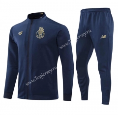 2021-2022 Porto Royal Blue Thailand Soccer Jacket Unifrom-HR