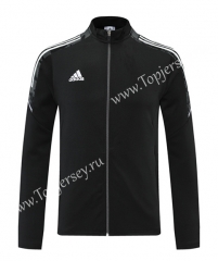 2021-2022 Black Thailand Soccer Jacket-LH
