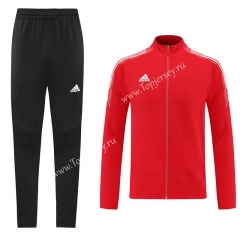2021-2022 Red Thailand Soccer Jacket Uniform-LH
